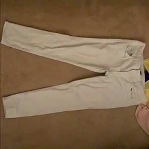 White denim jeans